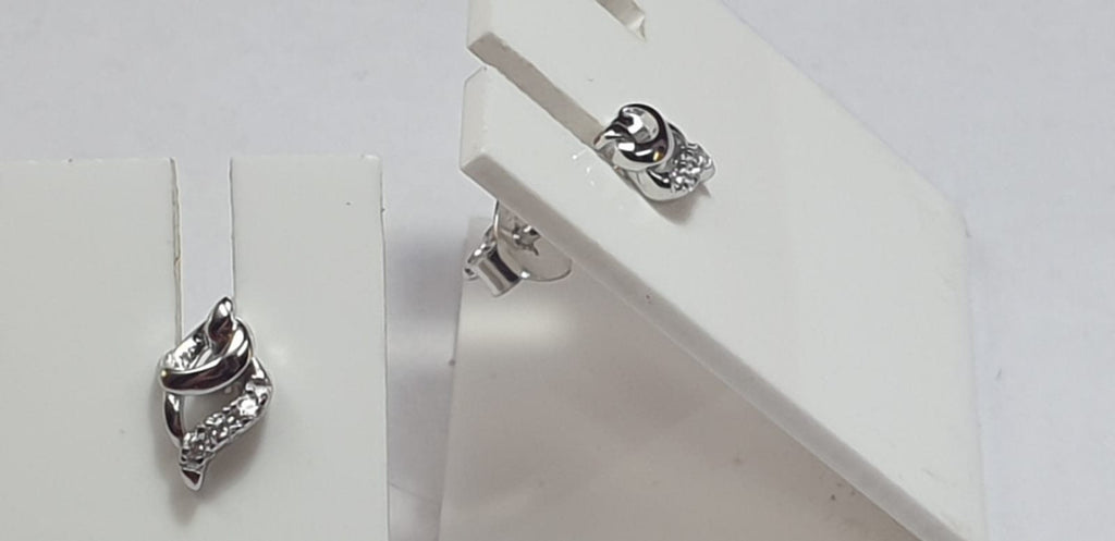 Edle Zirkonia Ohrstecker 925 Sterling Silber American Diamant Ohrschmuck Top