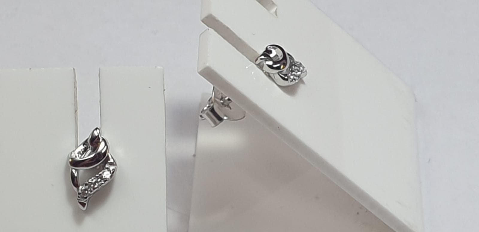 Edle Zirkonia Ohrstecker 925 Sterling Silber American Diamant Ohrschmuck Top