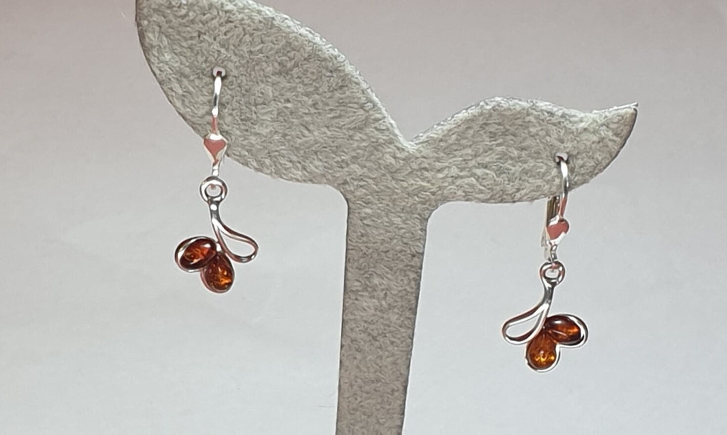 Edler Bernstein Ohrschmuck 925 Silber Ohrhanger Bernstein aus Litauen Top Edel