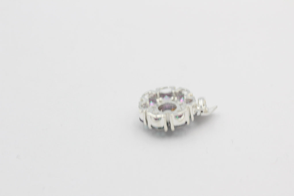 Edler 2,53 Carat Mystik Topas Anhänger 925 Silber mystischer Topas Top Edel
