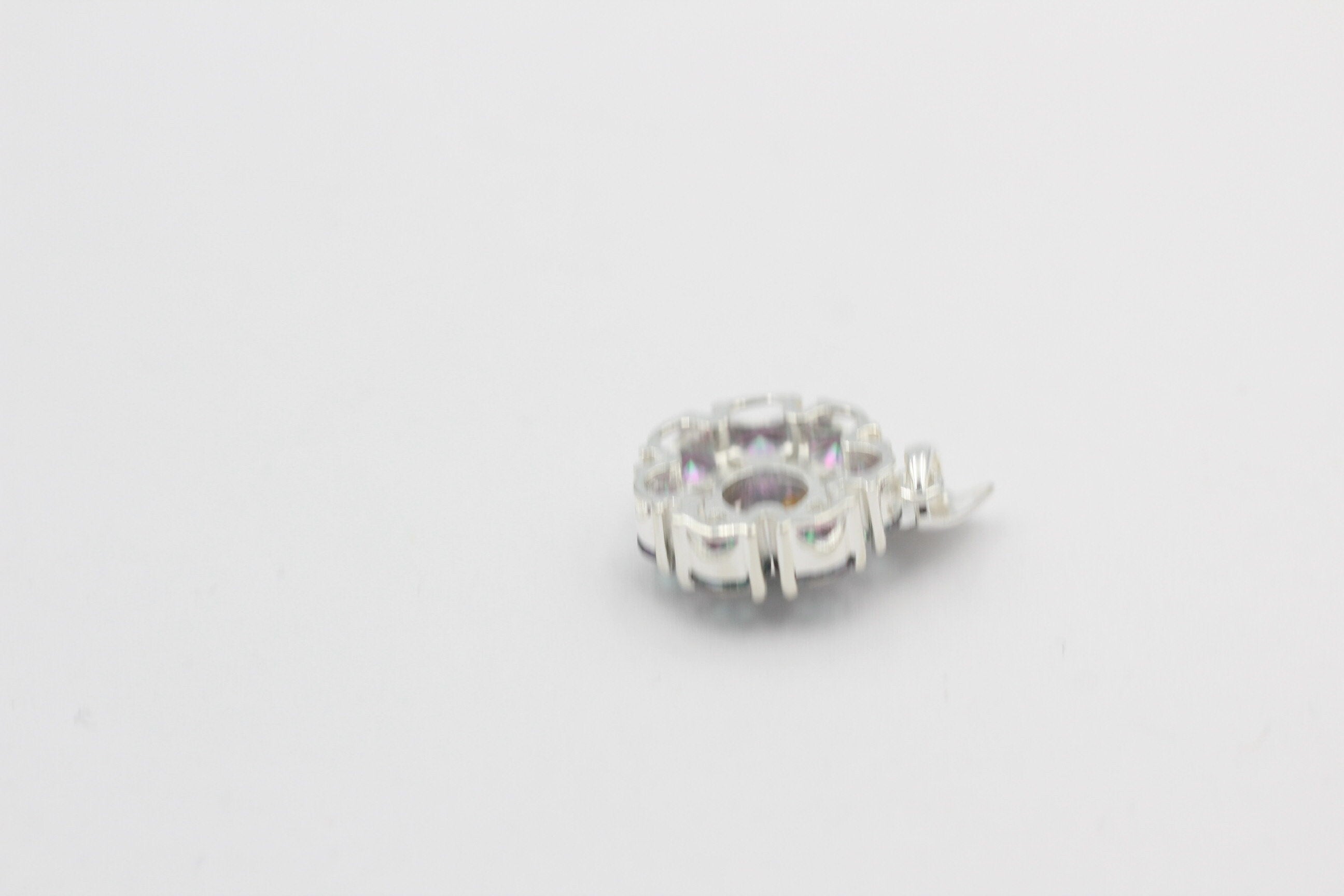 Edler 2,53 Carat Mystik Topas Anhänger 925 Silber mystischer Topas Top Edel