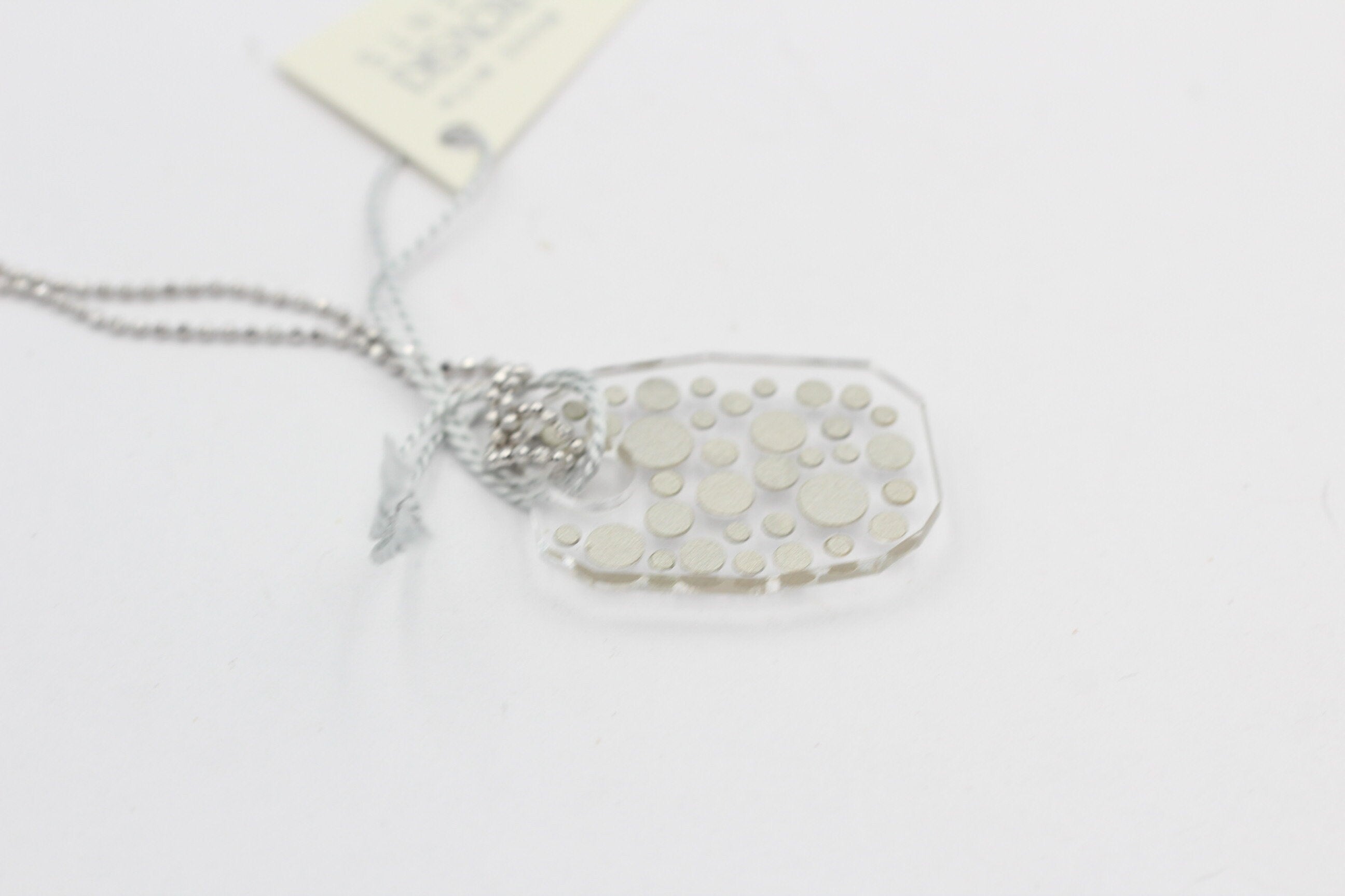 Collier Bubble mit Swarovski-Elements mit 925 Silber Kette