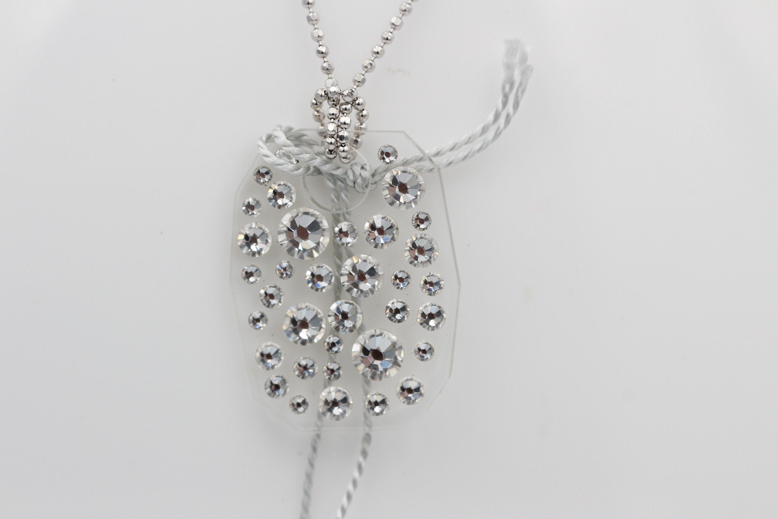 Collier Bubble mit Swarovski-Elements mit 925 Silber Kette