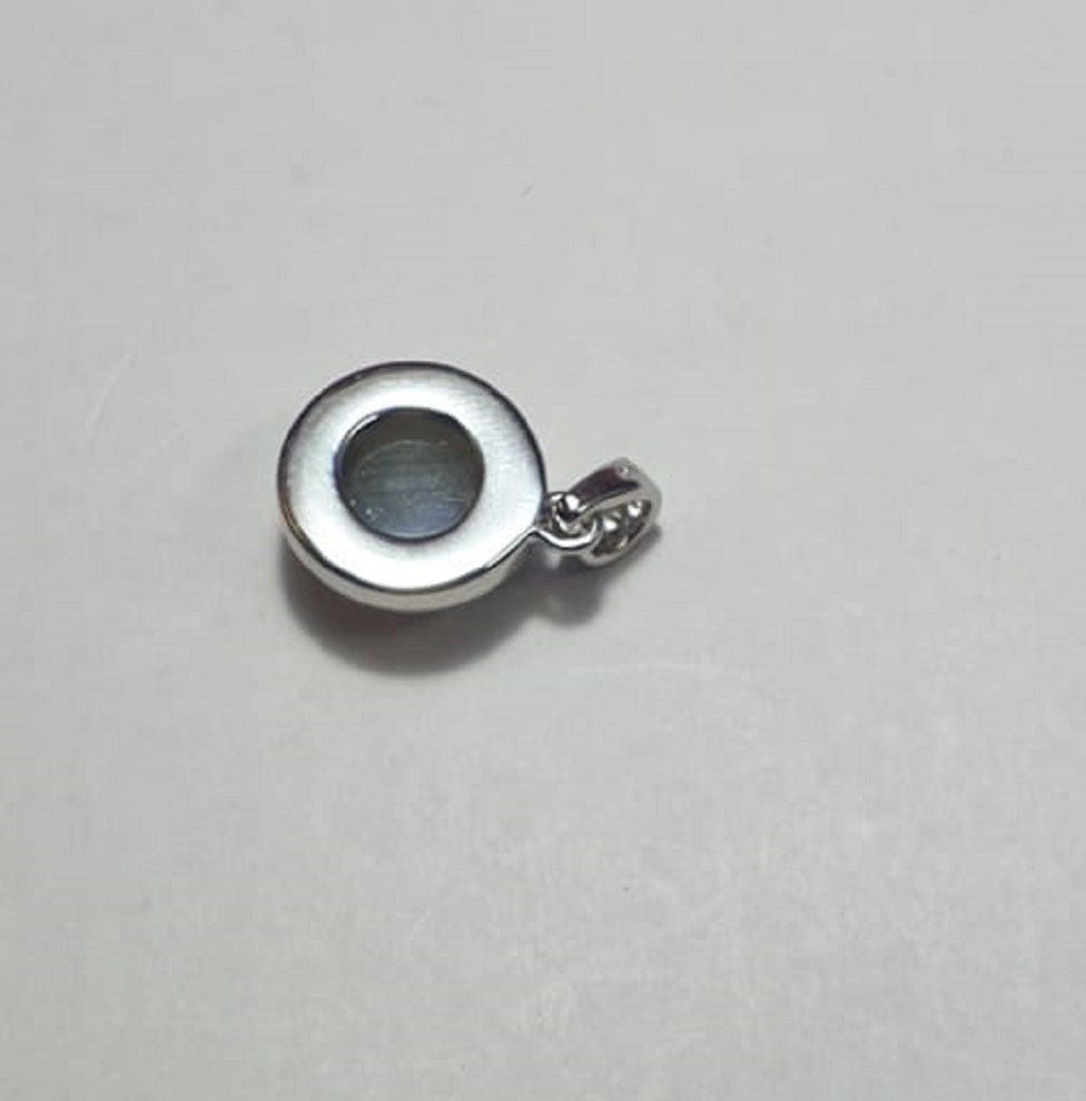 6,0 Carat irrisierender Labradorit Anhanger 925 Silber Edelstein