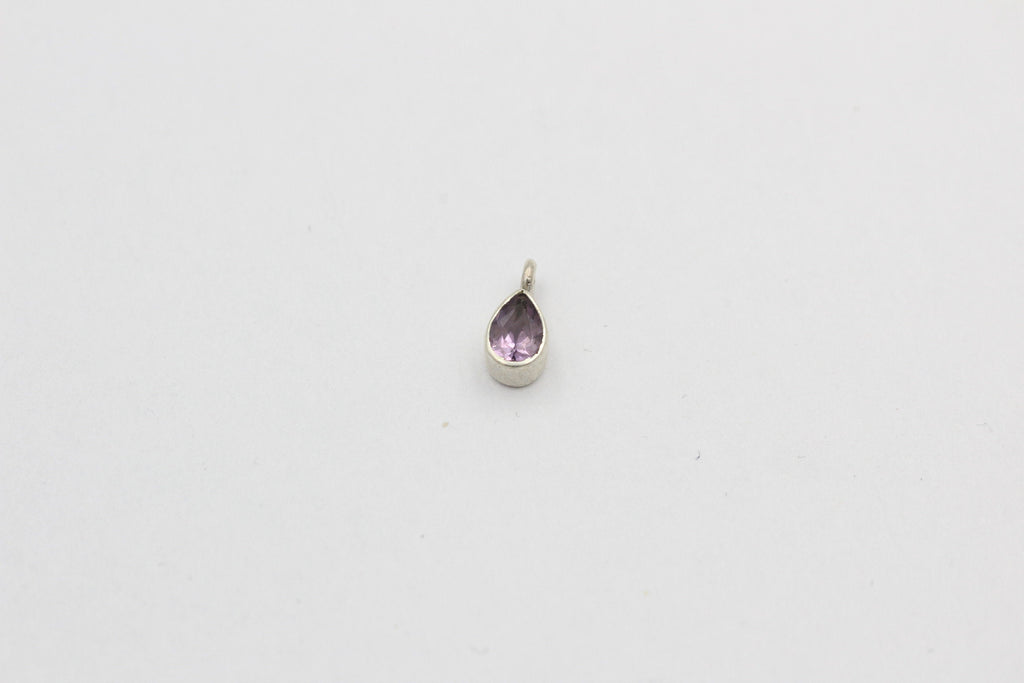 0,27 Carat Amethyst 5 x 3 mm Anhänger zum Bastel Armband Ohrsthänger Anhänger Tropfen