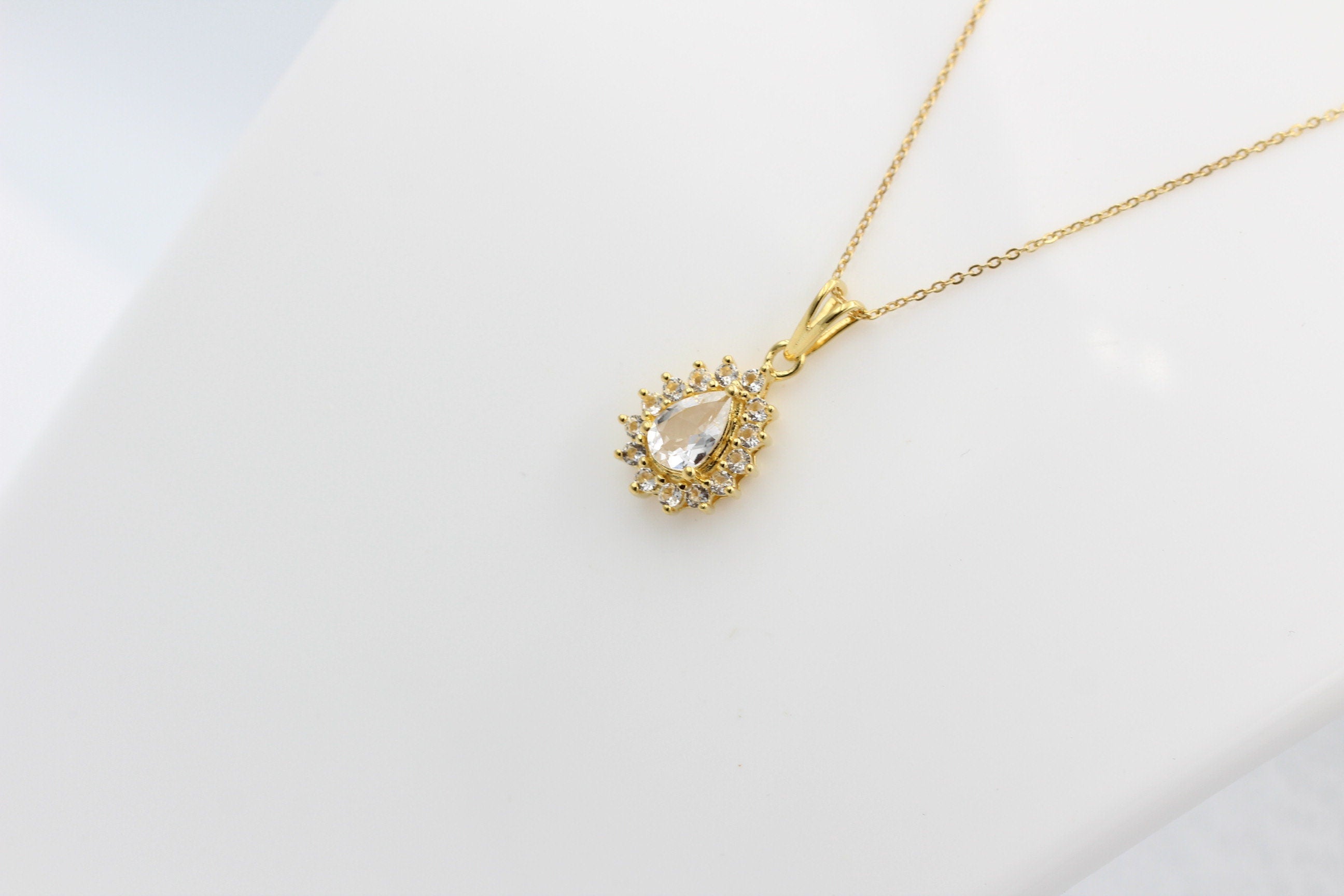 Edler 1,35 Carat  Weißtopas Anhänger 925 Silberweißer Topas Top