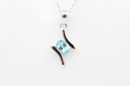 0,72  Carat seltener Apatit Anhänger 925 Silber Apatitanhänger Top seltener Apatit