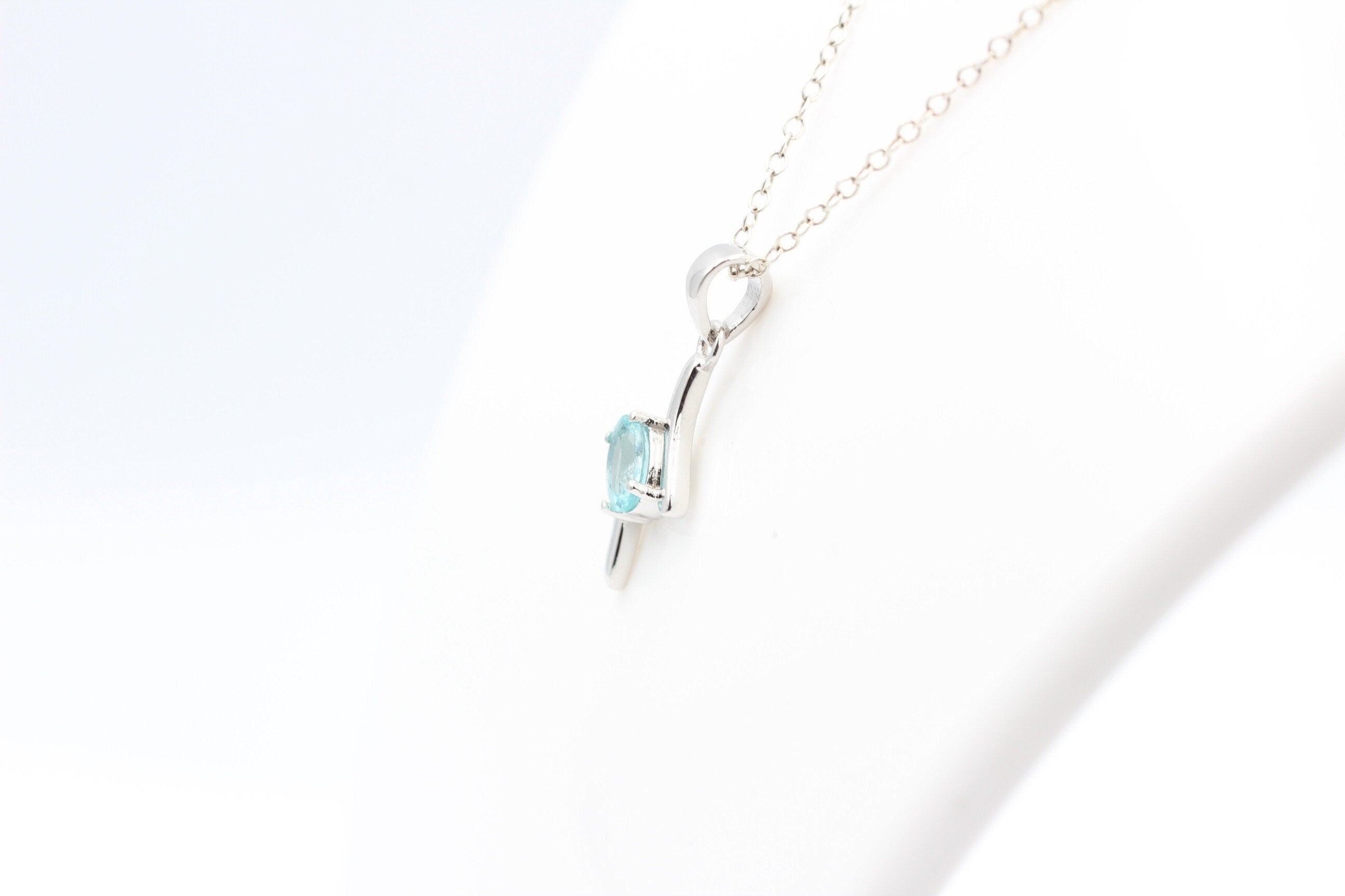 0,72  Carat seltener Apatit Anhänger 925 Silber Apatitanhänger Top seltener Apatit