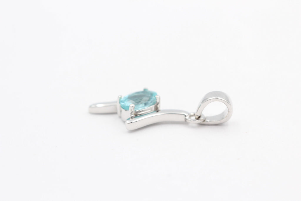 0,72  Carat seltener Apatit Anhänger 925 Silber Apatitanhänger Top seltener Apatit
