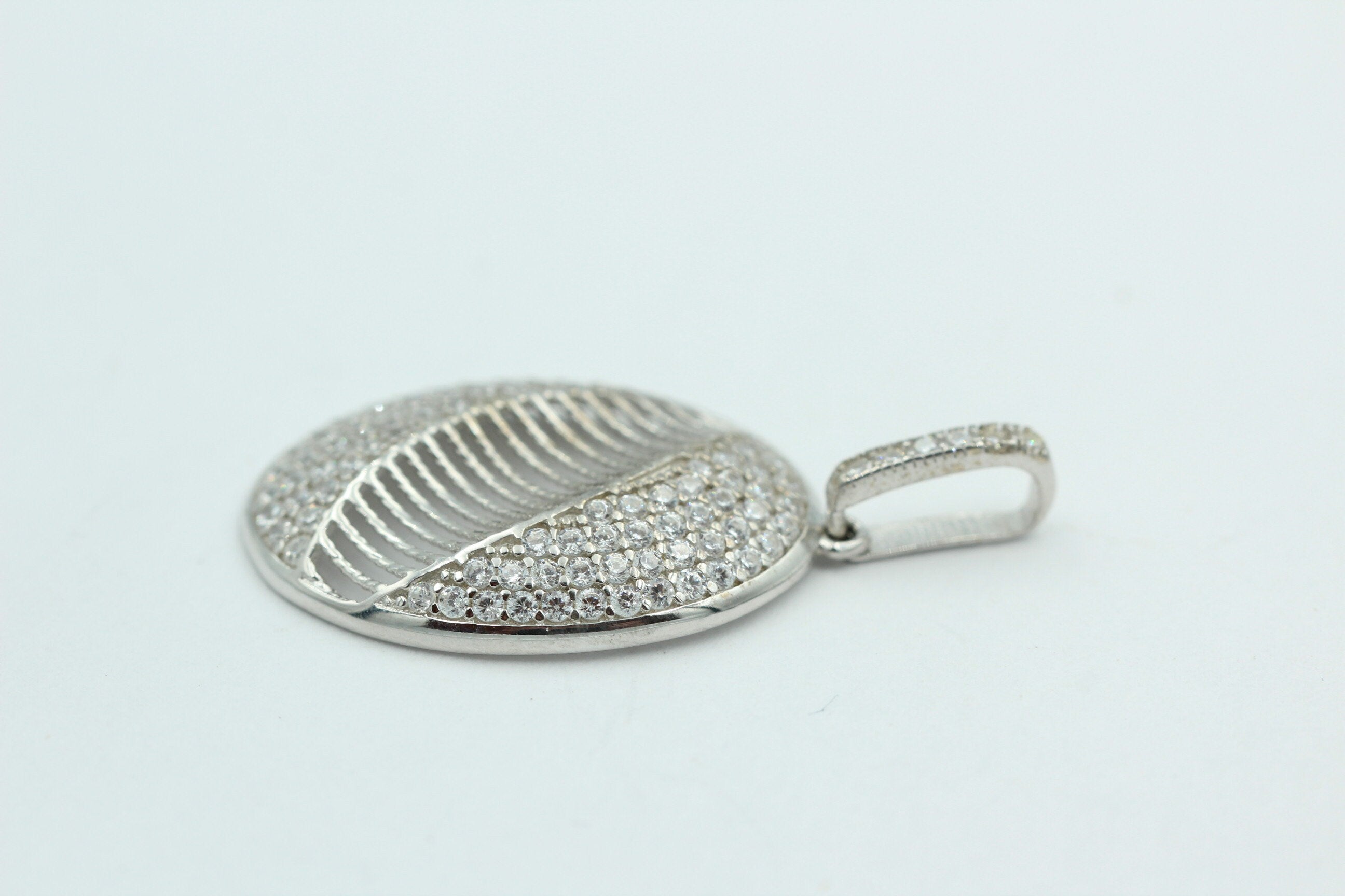Anhänger mit Zirkonias 925 Silber Cubic Zirkon Silberanhänger Collier Kette Top