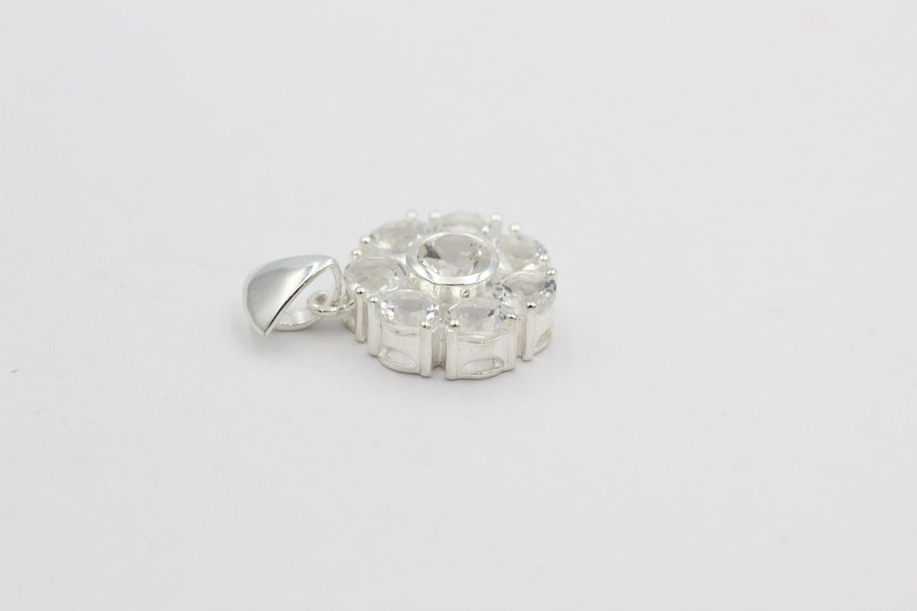 Edler 2,53 Carat Weißtopas  Anhänger 925 Silber weißer Top edler Weißtopas Anhänger Edelstein