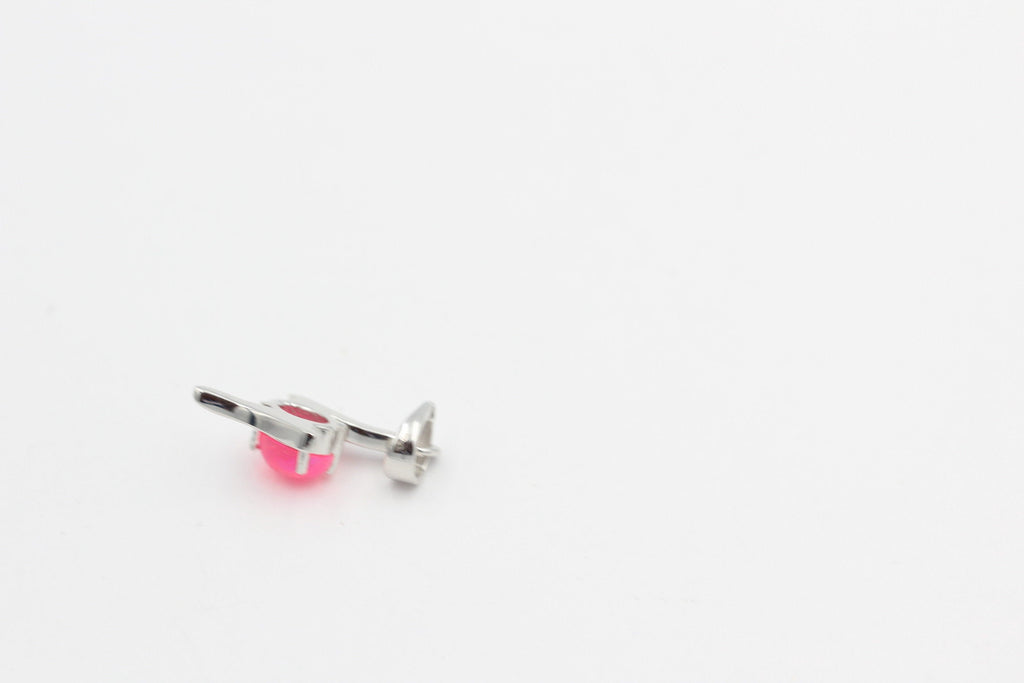 0,72 Carat pinker Äthiopischer Opal Anhänger 925 SilberSchmuck
