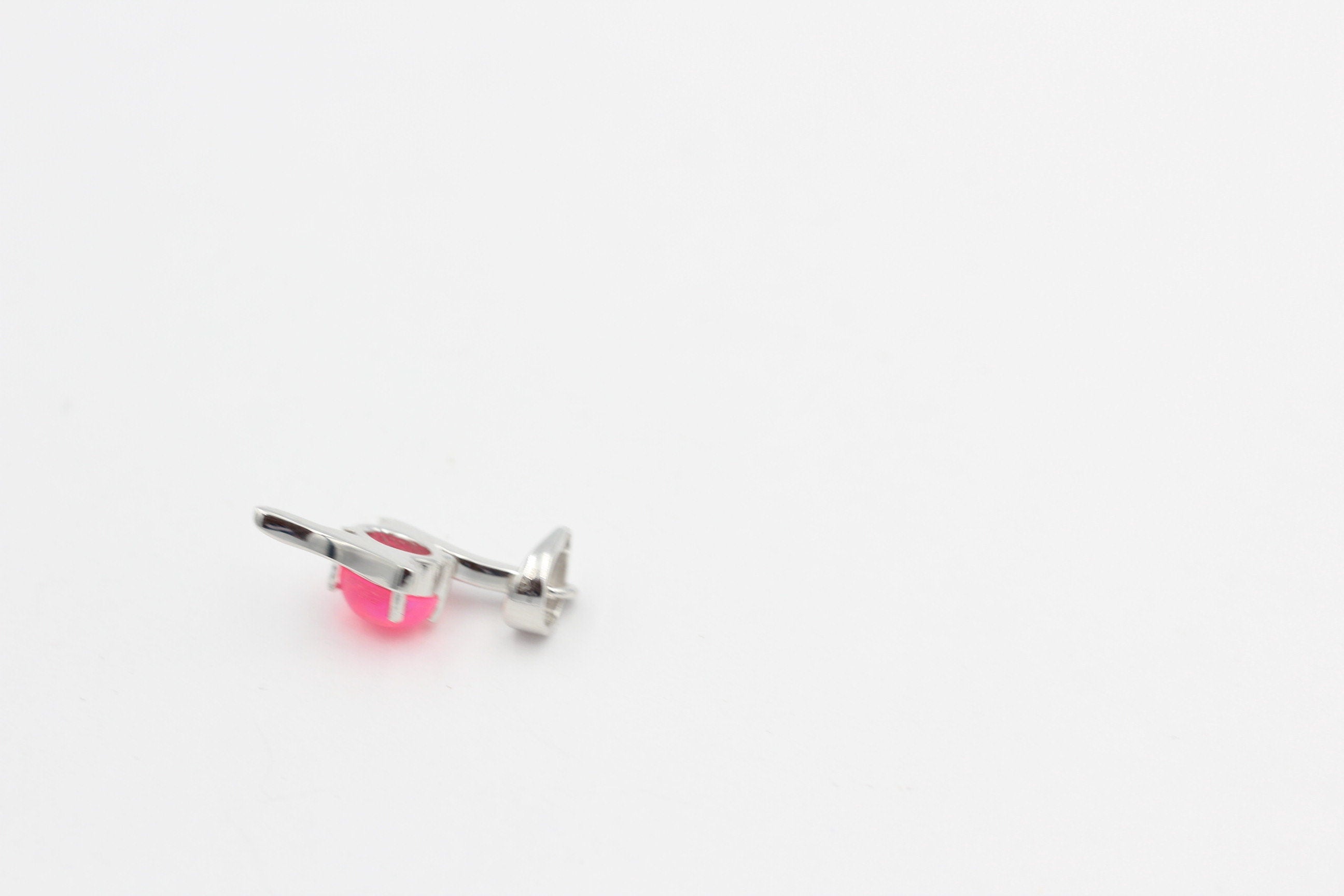 0,72 Carat pinker Äthiopischer Opal Anhänger 925 SilberSchmuck