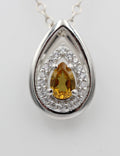 Edler 0,51 Carat Turmalin  Anhänger 925 Silber Top Anhänger