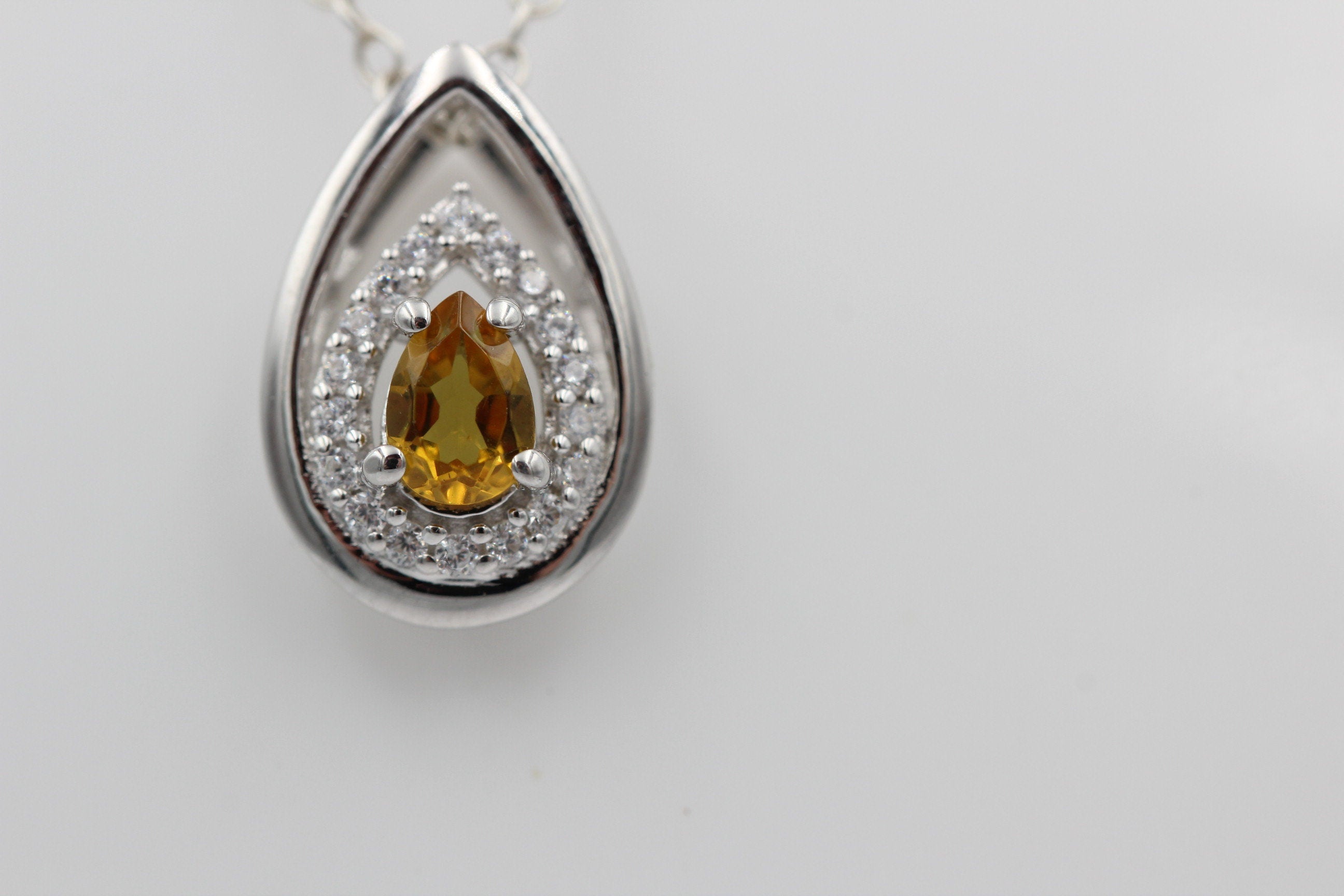 Edler 0,51 Carat Turmalin  Anhänger 925 Silber Top Anhänger