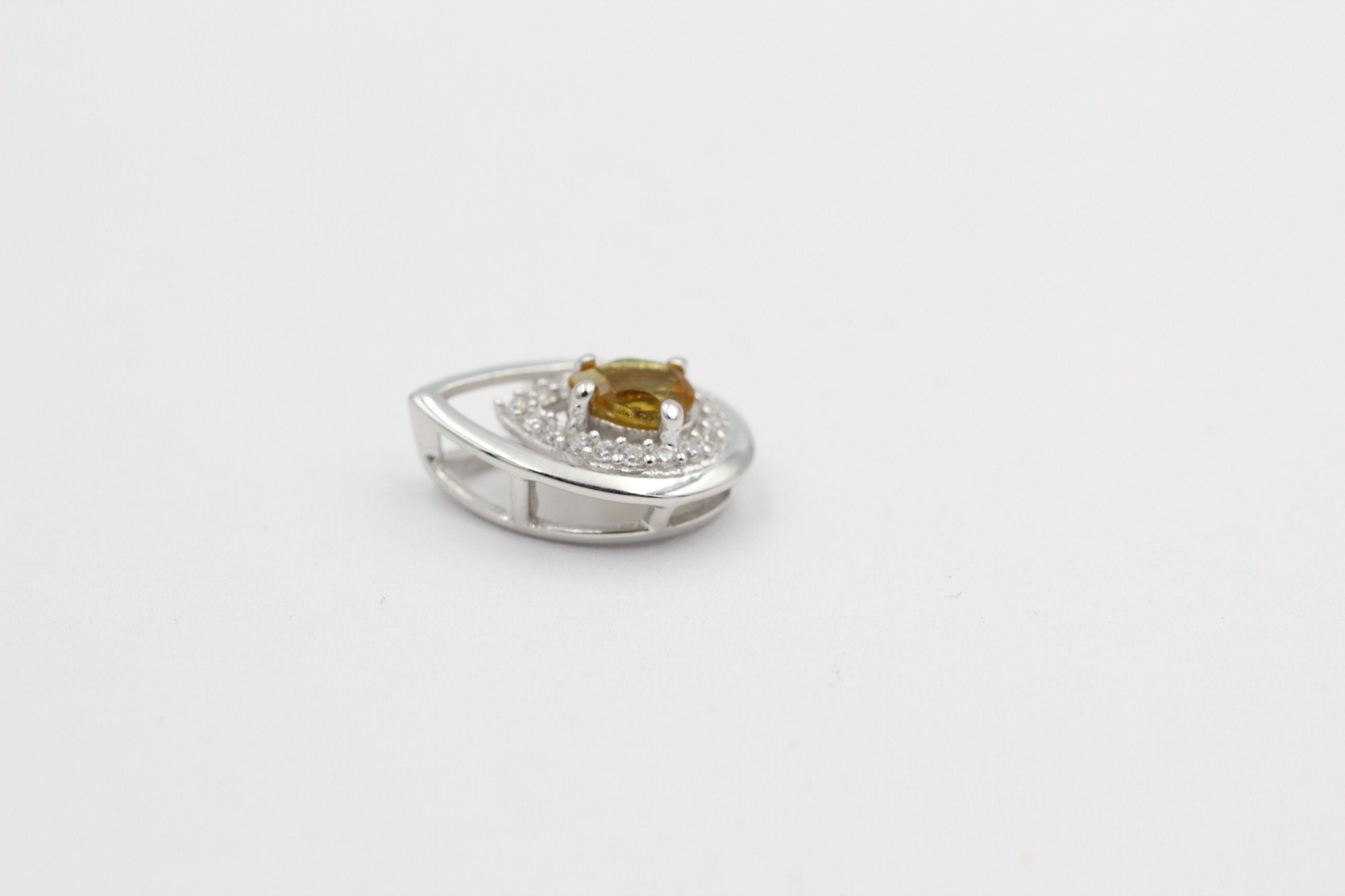 Edler 0,51 Carat Turmalin  Anhänger 925 Silber Top Anhänger