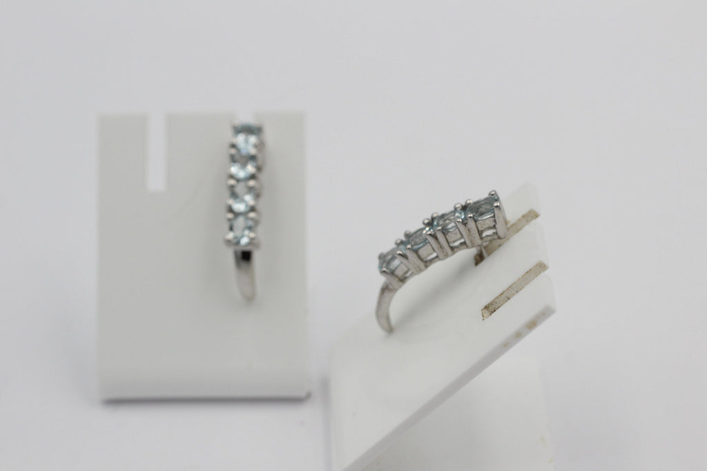 Edle 1,9 Carat Blautopas Ohrstecker 925 Silber himmelblauer Topas Ohrschmuck Top