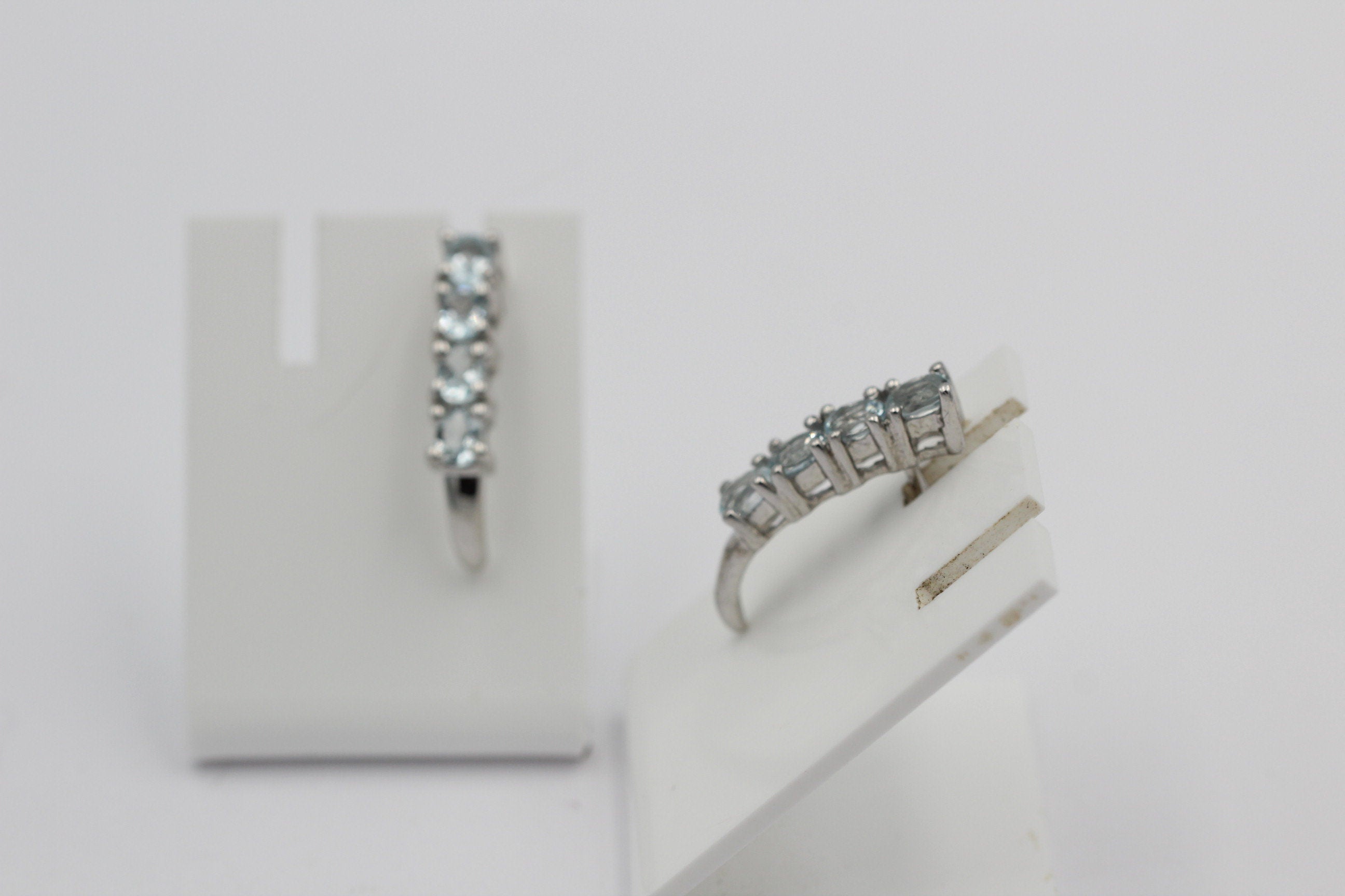 Edle 1,9 Carat Blautopas Ohrstecker 925 Silber himmelblauer Topas Ohrschmuck Top