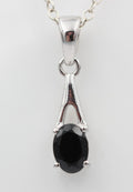 0,72  Carat Onyx Anhänger 925 Silber Onyxanhänger