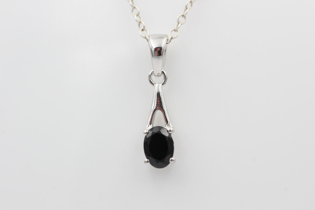 0,72  Carat Onyx Anhänger 925 Silber Onyxanhänger
