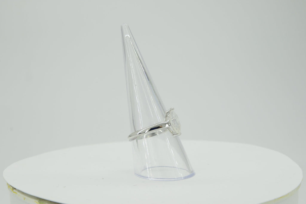 0,83 Carat Mondstein Ring 925 Silber Regenbogen Mondstein Grasse 60 / 9 / 19,1