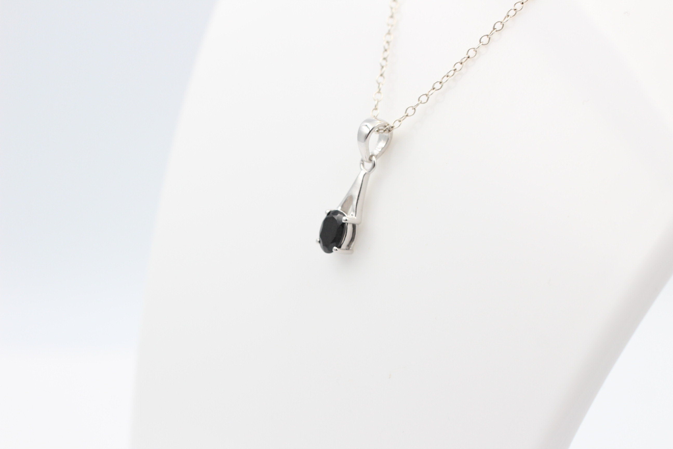 0,72  Carat Onyx Anhänger 925 Silber Onyxanhänger
