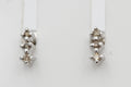 Edle 0,05 Carat champangner Diamant Ohrstecker 925 Silber Diamantohrstecker Top