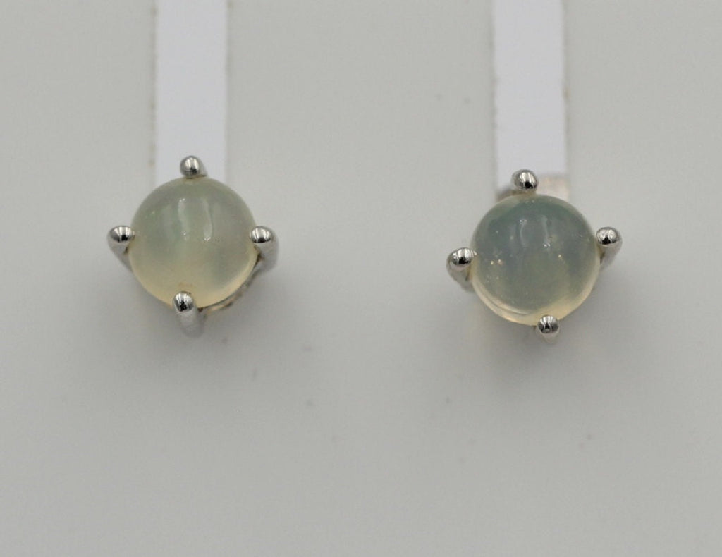 0,29 Carat äthiopischer opal Ohrstecker Unisex 925 Silber Welo Opal Edelstein