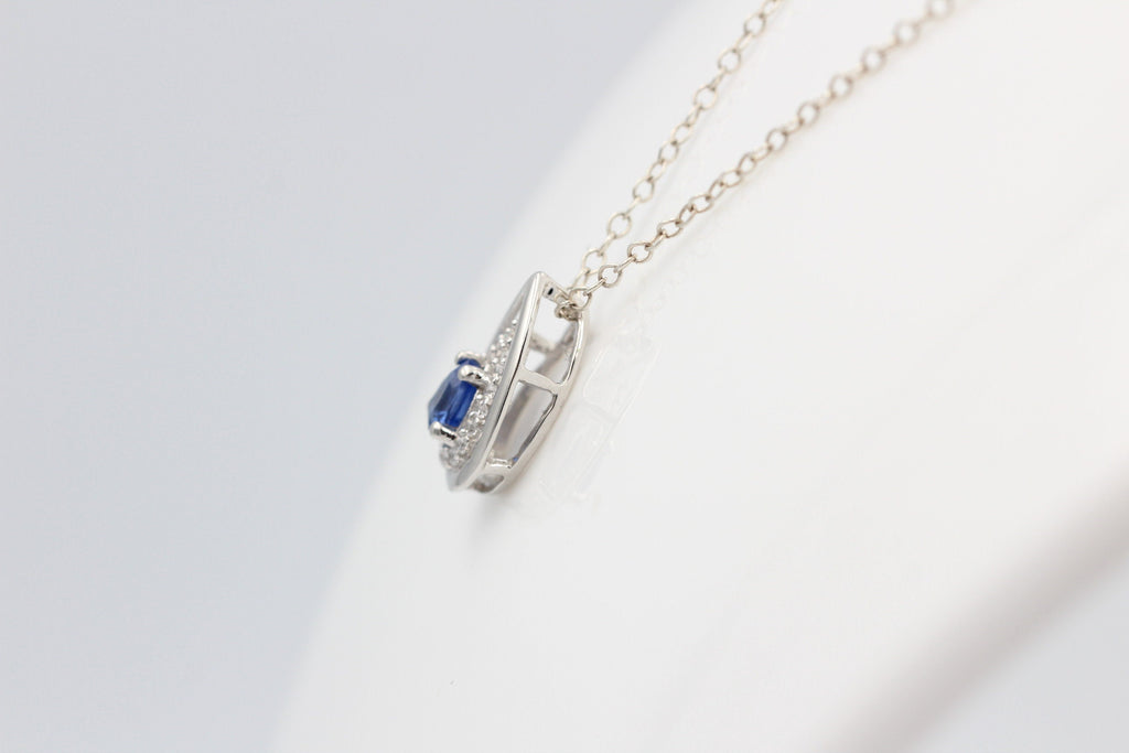 Edler 0,51 Carat Kyanit Anhänger 925 Silber  blauer Kyanit