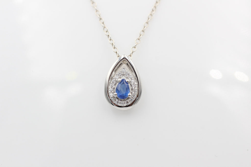 Edler 0,51 Carat Kyanit Anhänger 925 Silber  blauer Kyanit