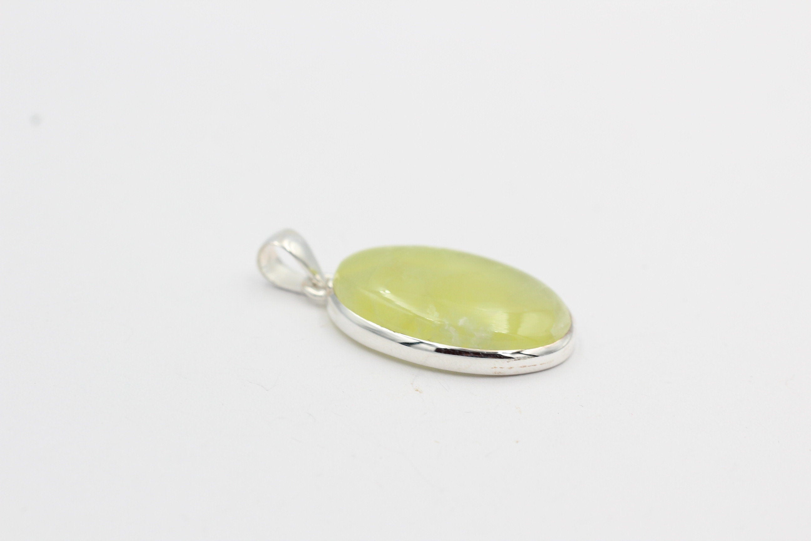 61,5 Carat Limonentopas Anhänger 925 Silber  Limonen Topas  Schmuck