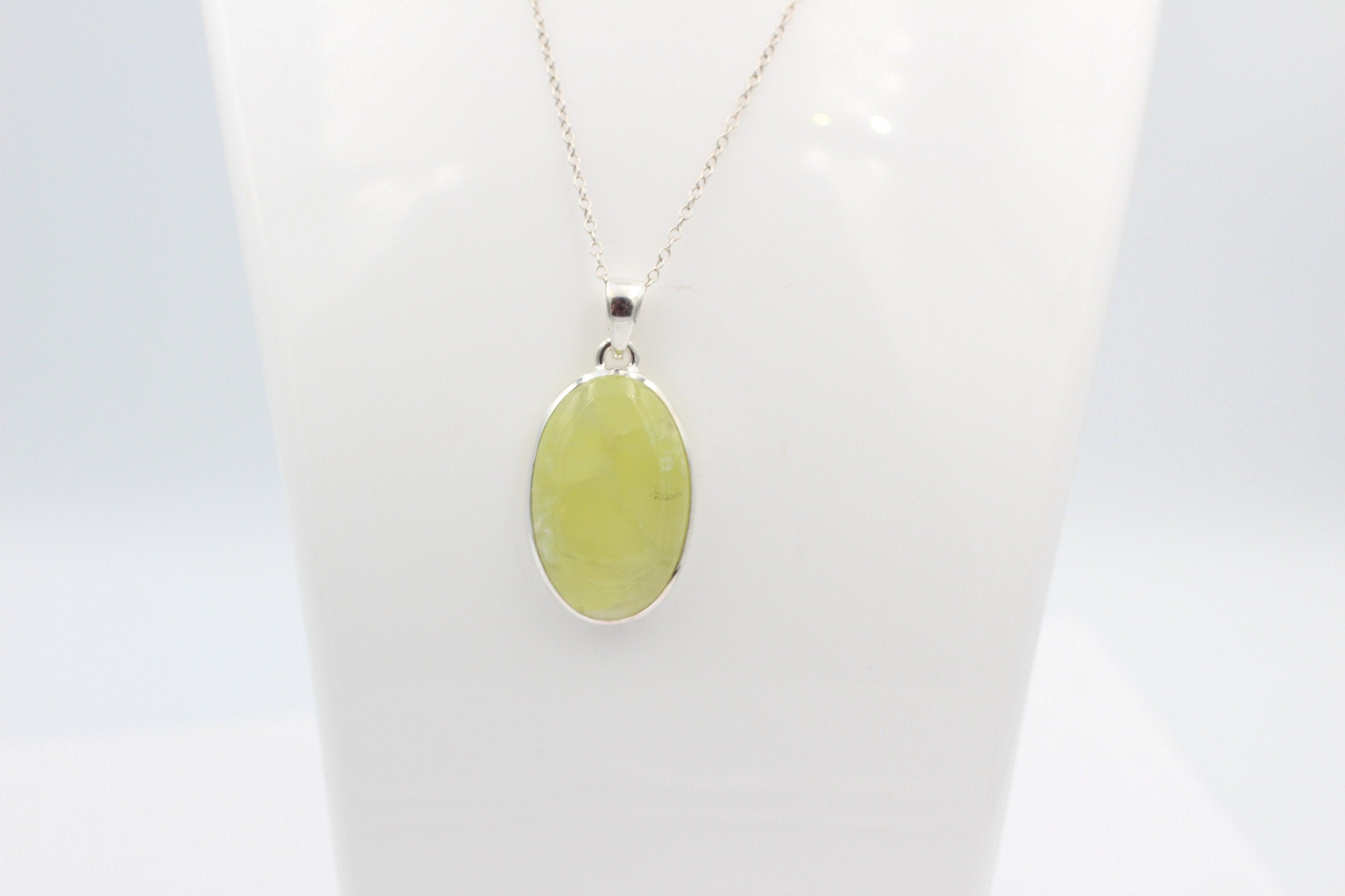 61,5 Carat Limonentopas Anhänger 925 Silber  Limonen Topas  Schmuck