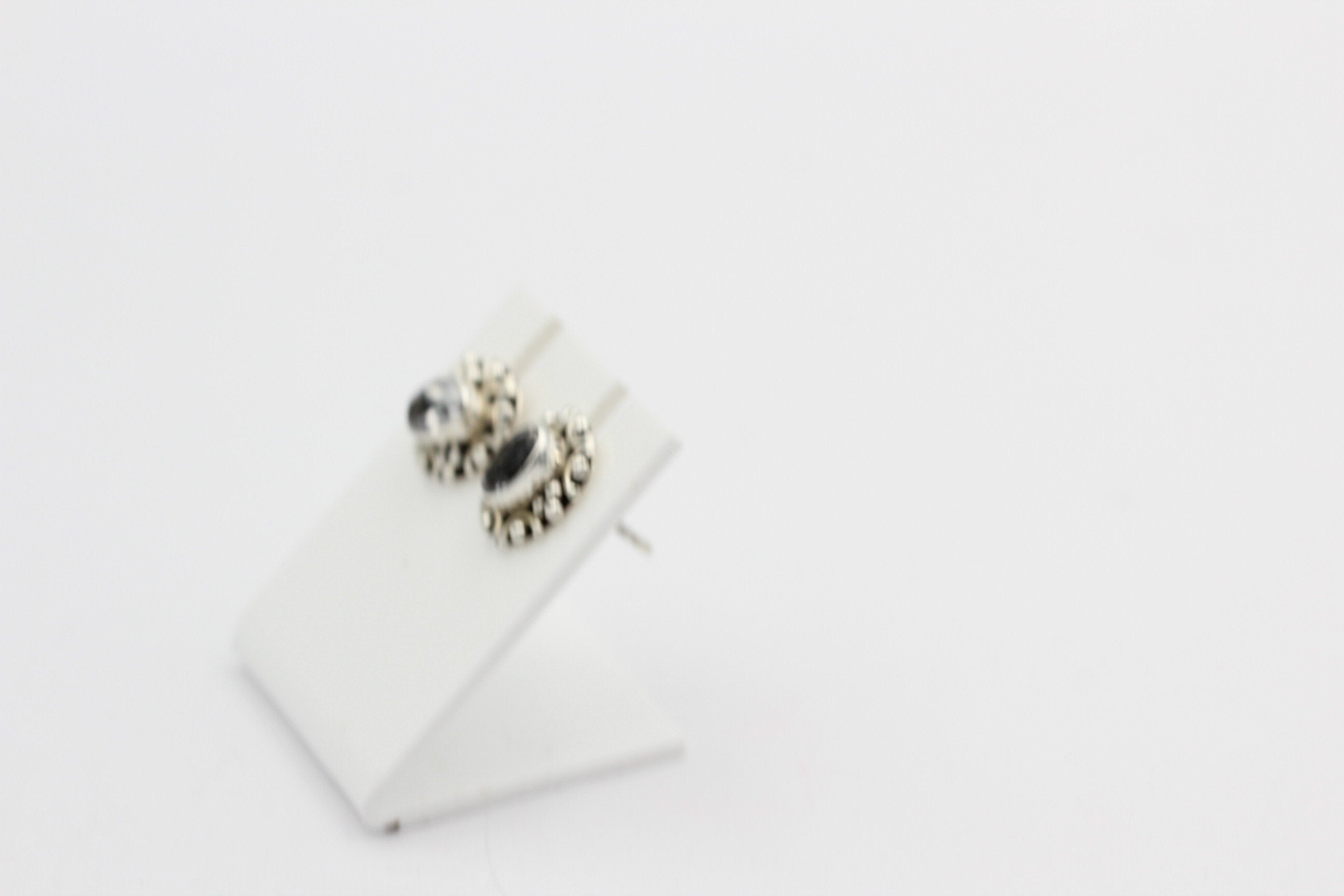Edle 1,0 Carat Weitopas Ohrstecker 925 Silber Edelstein Ohrstecker Top Top