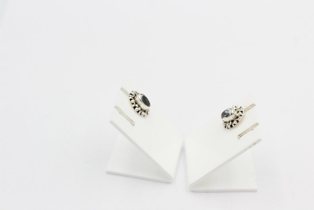 Edle 1,0 Carat Weitopas Ohrstecker 925 Silber Edelstein Ohrstecker Top Top