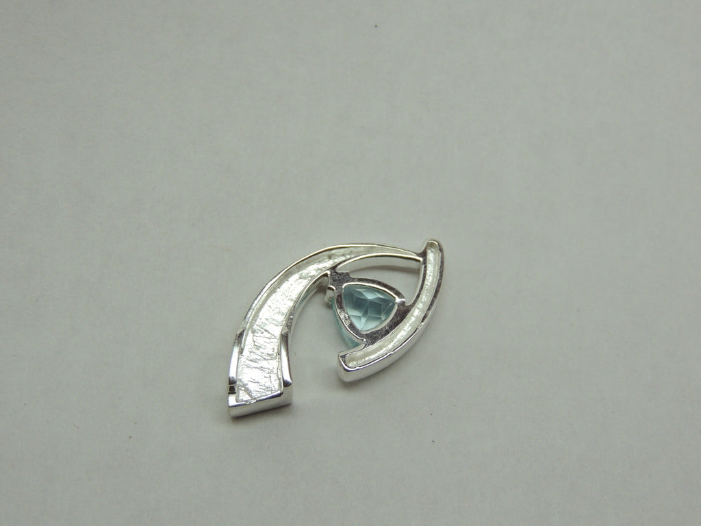 Edler 2,0 Carat Blauotpas Anhanger Design 925 Silber sky blue topas Anhanger