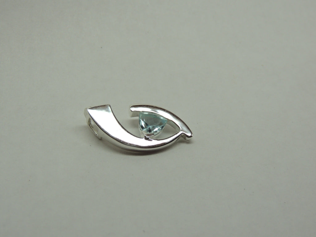 Edler 2,0 Carat Blauotpas Anhanger Design 925 Silber sky blue topas Anhanger
