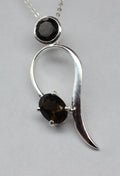 Edler 1,4 Carat Rauchquarz Anhanger 925 smoky quarz brauner Edelstein