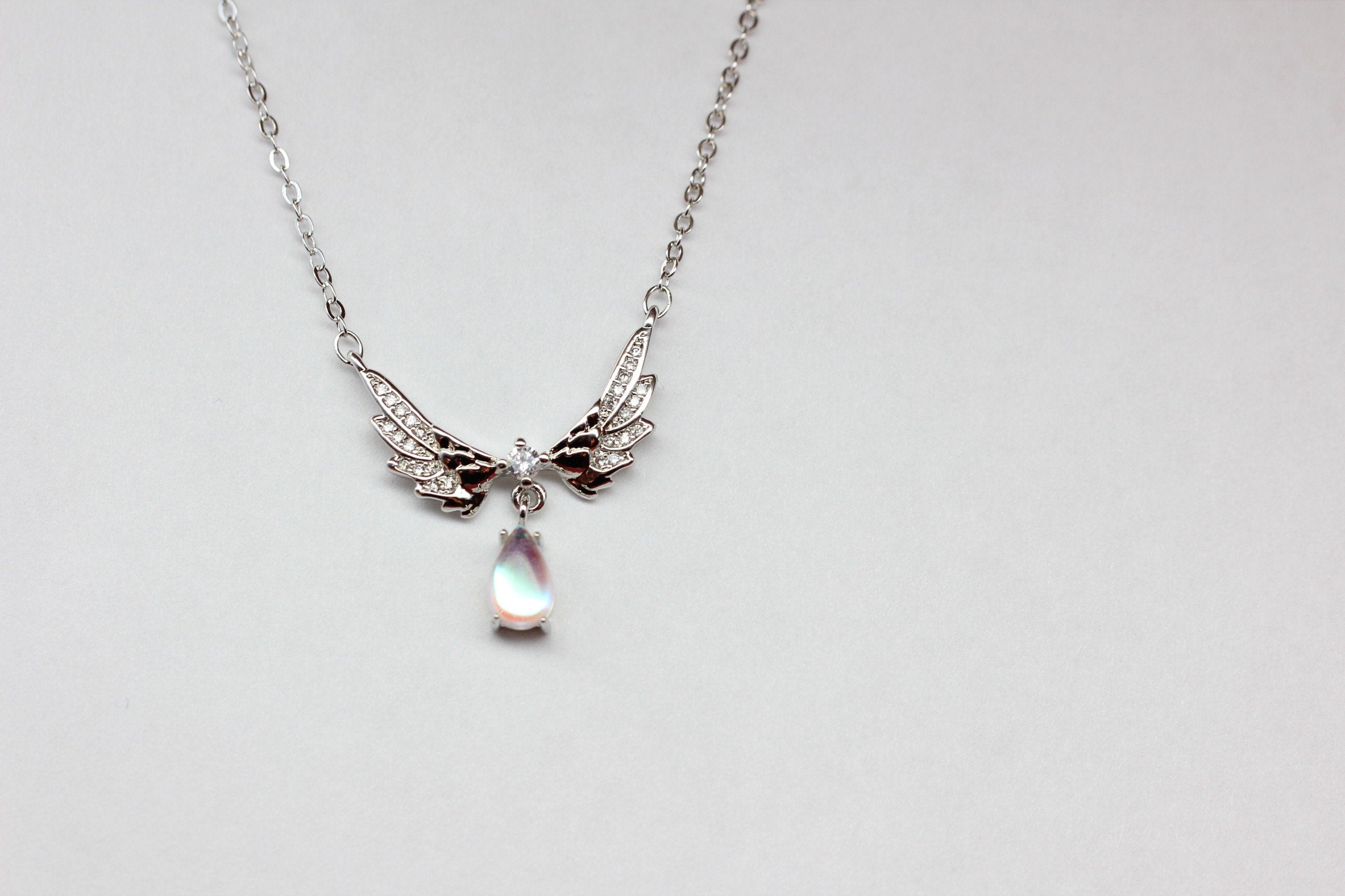 Colllier in Sterling Silber 925 Top Edel mit Tropfen.. 40 cm ca 4 cm Verlangerung