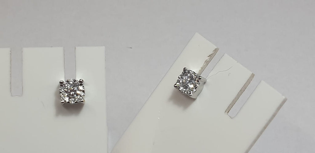 Edle Ohrstecker mit Zirkonia 925 Silber Unisex..ein Traum aus Silber und Zirkonia