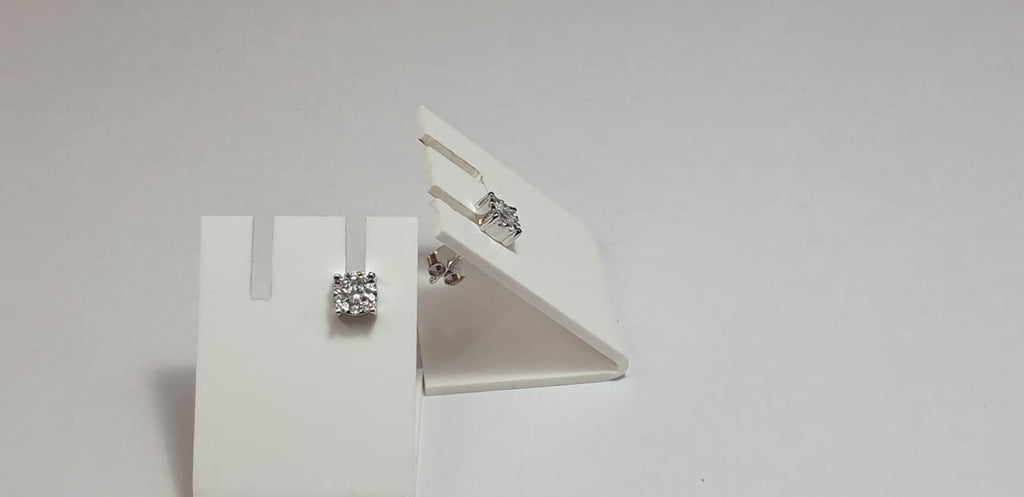 Edle Ohrstecker mit Zirkonia 925 Silber Unisex..ein Traum aus Silber und Zirkonia
