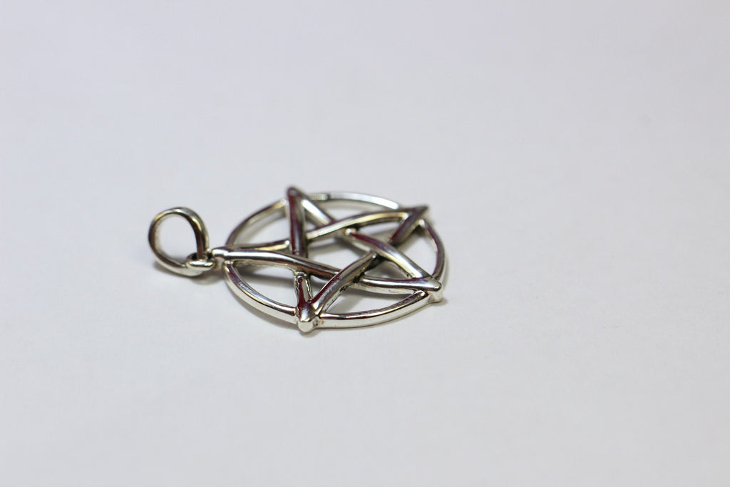 Anhanger Davidstern 925 Silber ca 2,5 cm Durchmesser Talisman Collier Kette