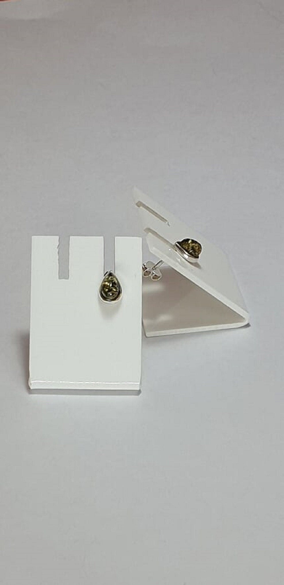 Edler Bernstein Ohrstecker Unisex 925 Silber Ohrschmuck Bernsten aus Litauen