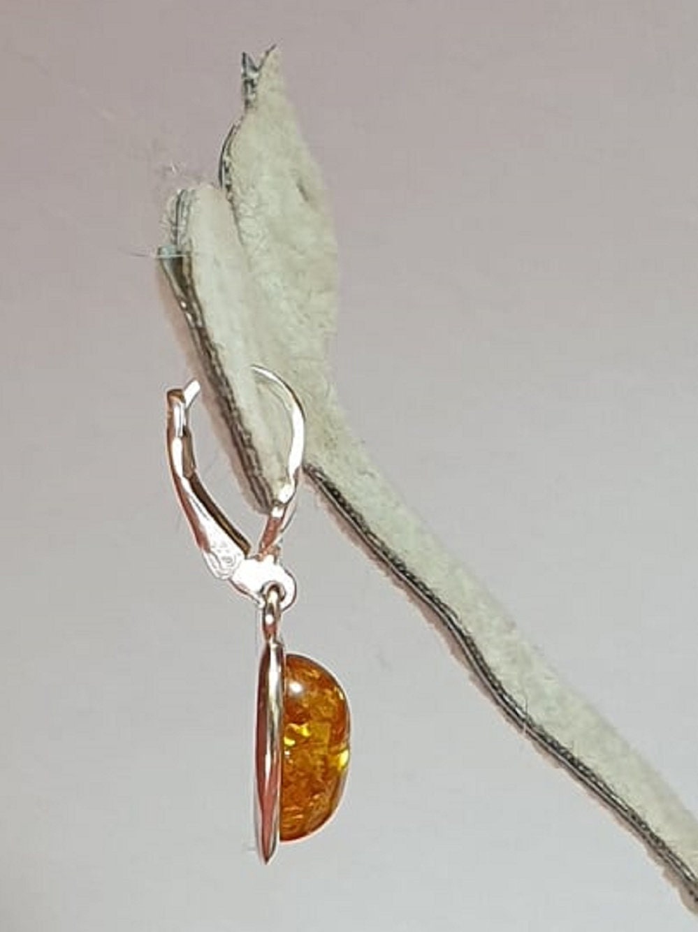 Edle Bernstein Ohrhanger 925 Silber Bernstein aus Letland Ohrschmuck Brisur