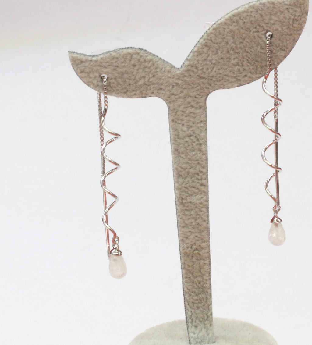Edler 3,0 Monadlichtopas Ohrhanger 925 Silber Ohrring Ohrschmuck Topasschmuck