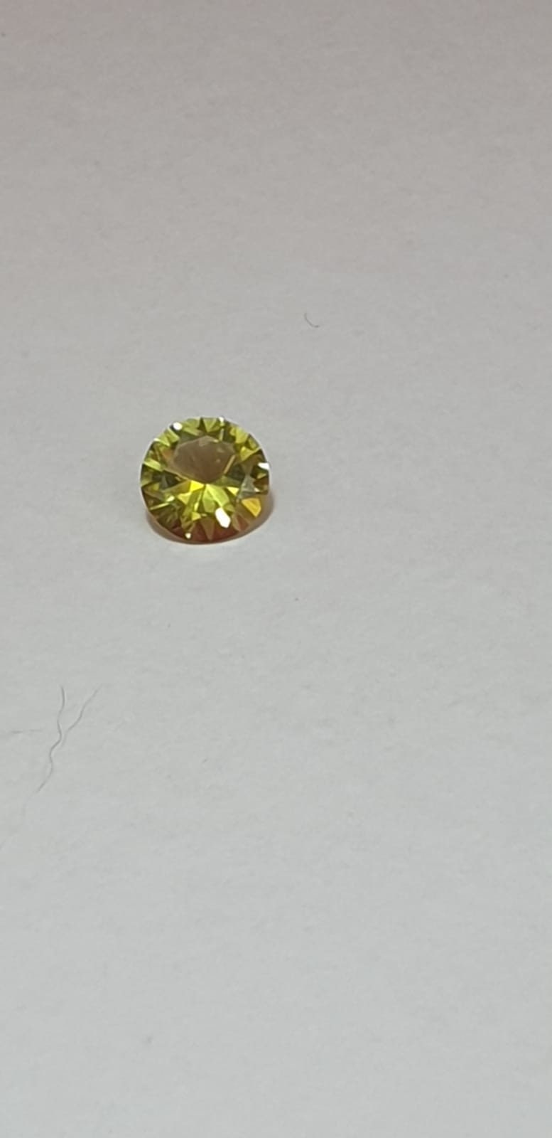 1,0  Carat Limonen Quarz AAA Qualitat Lemon Quarz 10 mm Diamant Schliff