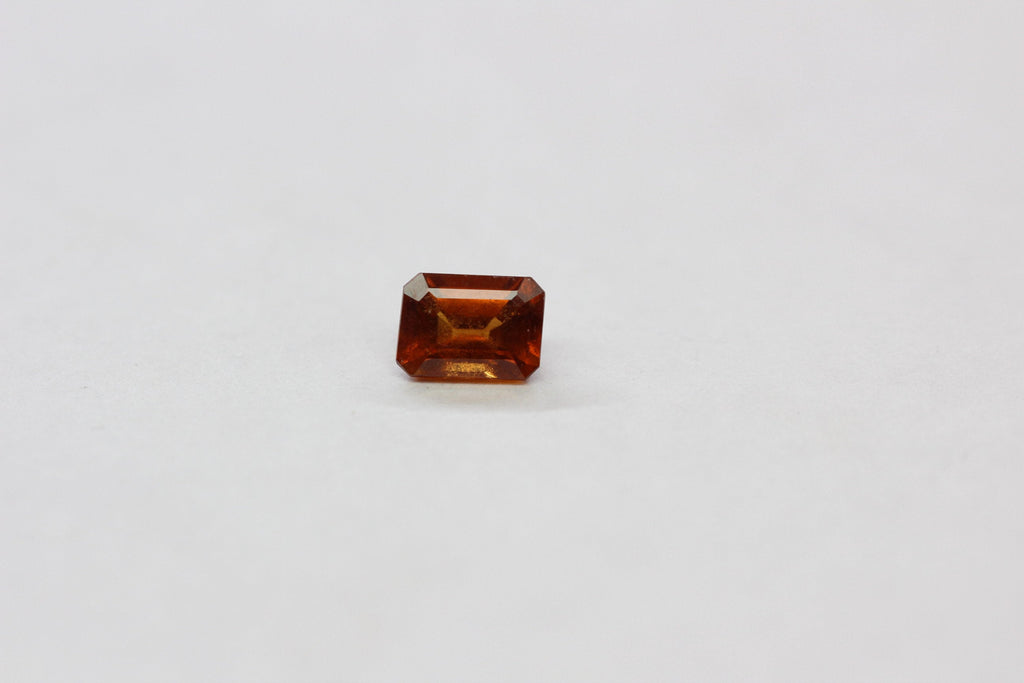 1,17 Carat orange Hessonit Granat Edelsteinn Oktagonschliff Sammlerstein VS Qualitat