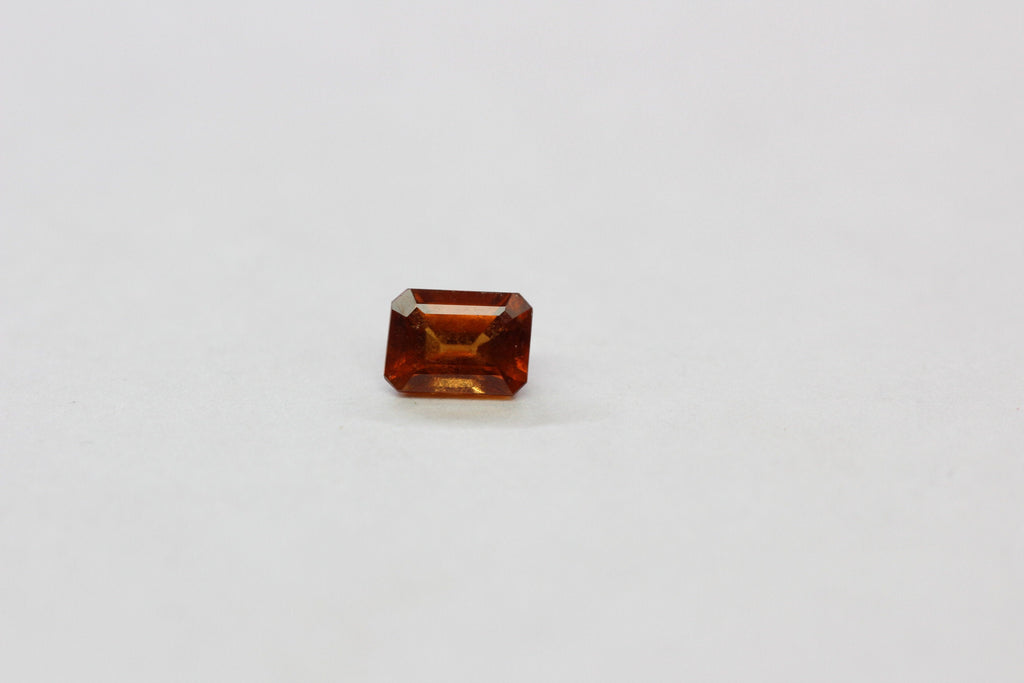 1,17 Carat orange Hessonit Granat Edelsteinn Oktagonschliff Sammlerstein VS Qualitat