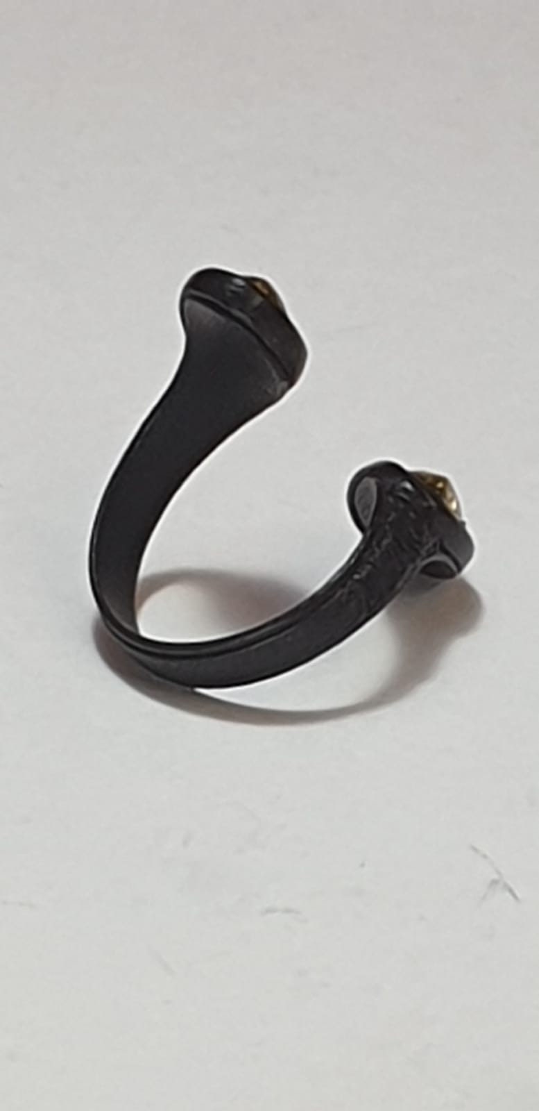 Cabochon Lederring Bernstein