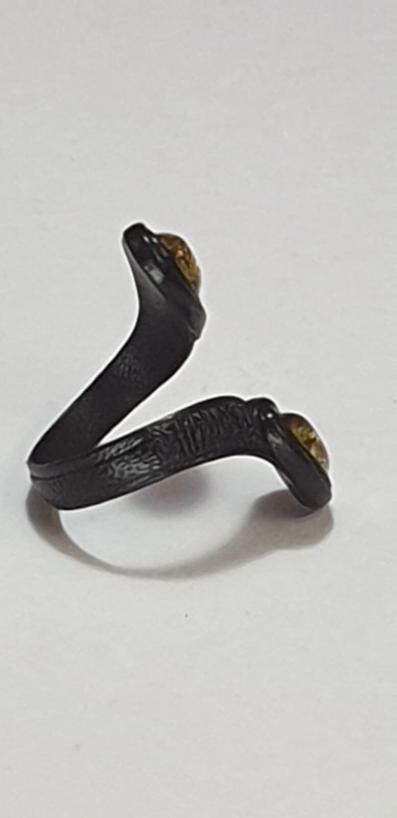 Cabochon Lederring Bernstein