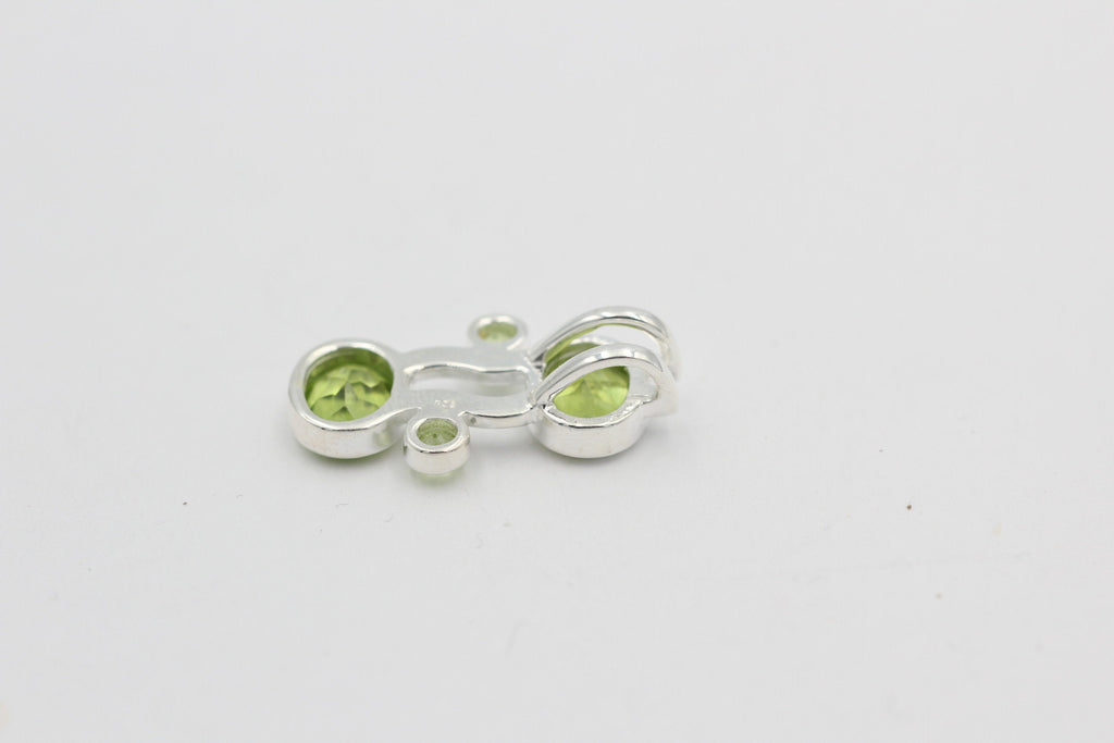 Designer 5,0 Carat Peridot Anhanger Collier Kette Olivin Designschmuck Top